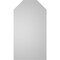 Ekena Millwork Octagonal Top Surface Mount PVC Gable Vent w/ 2"W x 1-1/2"P Brickmould Frame, 22"W x 40"H GVPOT22X4002SN - alternate 4
